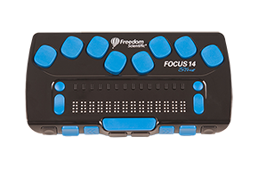 Focus Blue 14 Braille Display.