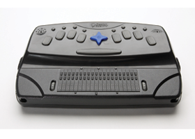 PAC Mate Omni portable Braille notetaker.