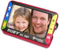 RUBY XL HD - photo displayed on screen