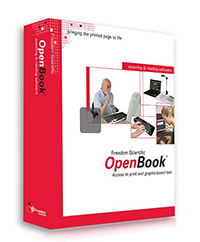 OpenBook Scanning and Reading software product box